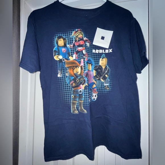 Roblox Boyβs Graphic Tee - Blue - XL - Picture 1 of 5